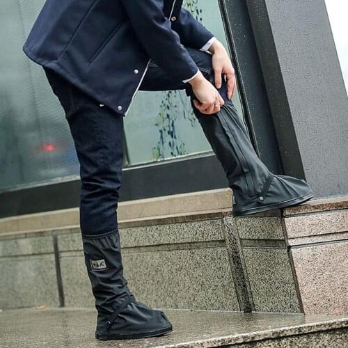 High Top Waterproof Shoes Covers For Shoes Motorcycle Cycling Bike Rain Boot Rain Cover for Shoes In Creek Rainy Snowing