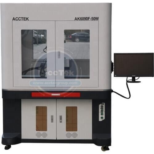 High quality 3D big size Fiber Laser Marking Machine Portable Metal Laser Printing Machine