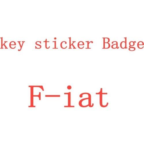 2pcs 20pcs 14mm red logo Car Remote Key Fob Emblem Badge Radio button Sticker Replacement car Styling accessories