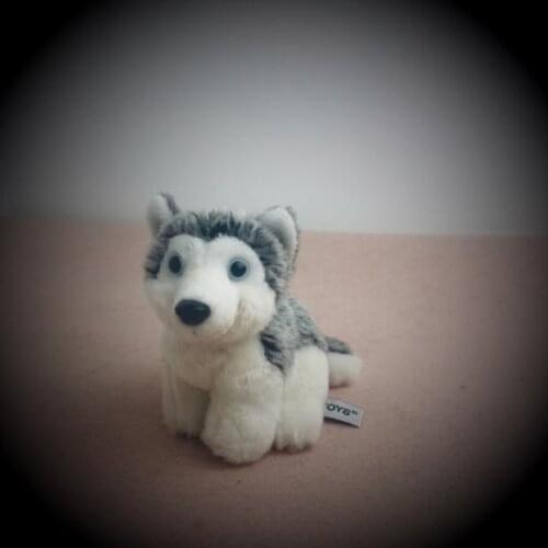 2019 Seated Mini Husky Dog Plush Toys Simulation Giant Squid Stuffed Toys Cute Animal Plush Dolls for Kids Boys Girls Gifts