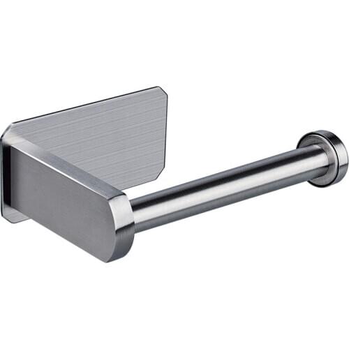 304 Non-perforated Kitchen Bathroom Nail-free Stainless Steel Paper Towel Rack