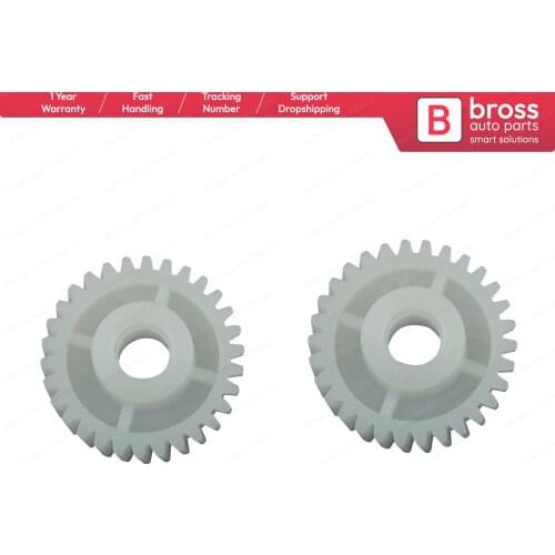 BGE590-1 2 Pieces Electrical Side Wing Mirror Folding Motor Repair Gear Left or Right for Kia Hyundai 30-Teeth Made in Turkey