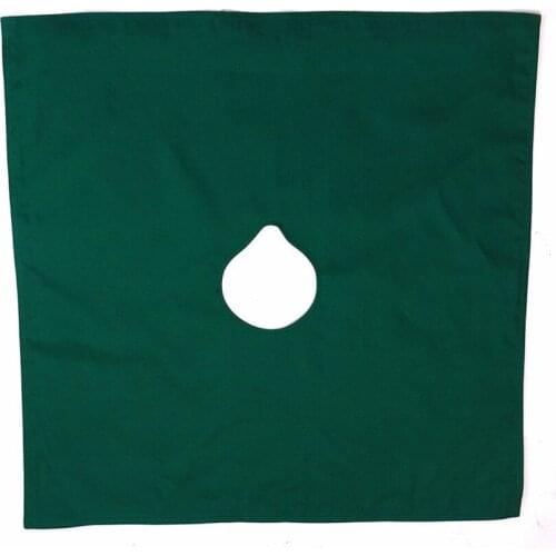 50X50CM Reusable Drapes Hole Dental Apron Bib Cotton Two Layer Clothe Towel Mouth Teeth Whitening