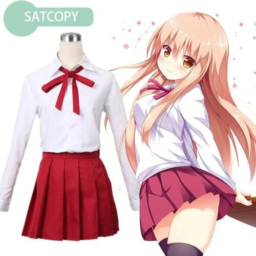Doma Umaru uniform Anime Himouto Cosplay Costumes Skirt / Shirt / Tie JK uniforms Costume for Women Halloween costumes