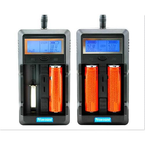 Test battery capacity 18650 battery Charger LCD Display Battery capacity test 18650 carregador bateria charger