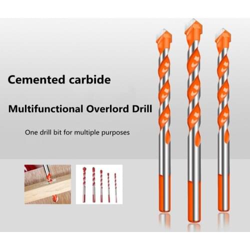 7pcs/set of carbide drill bits 3-12mm hand electric drill bit set suitable for glass, ceramic tile, concrete, metal, etc