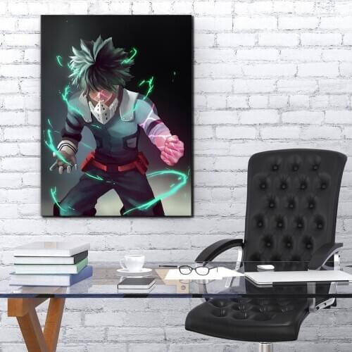 Wall Art Painting Pictures 1 Panel Animation Poster My Hero Academia Modern Home Decor For Living Room Canvas Printed Artwork