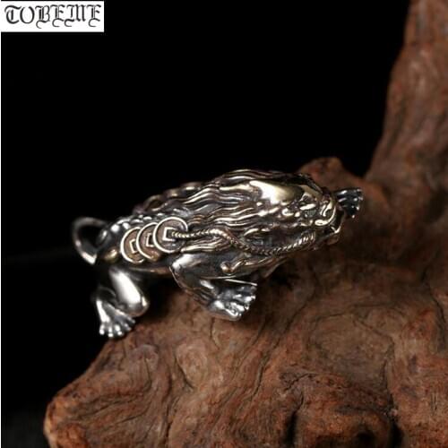 925 Silver Fengshui Wealth Pixiu Pendant vintage 925 sterling Piyao Pendant Pure Silver Lucky Beast Pendant
