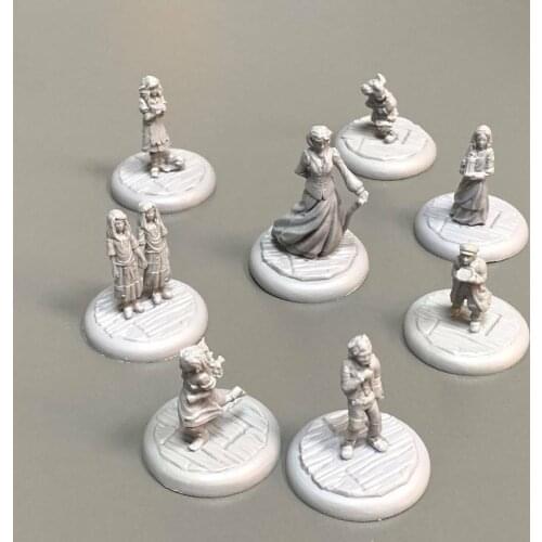 Random 3PCS Model Figures Miniatures Awful Orphanage Board Game Role Collectibles Rare