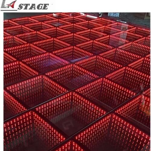 Wedding DJ 3D Time Tunnel Mirror RGB LED Mirror Led Dance Floor