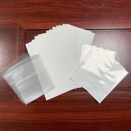 SUB185220 White Sublimation Shrink Wrap Heat Shrink Transfer Printing Heat Shrink Film For 25oz and 20oz Wine Tumbler Mug