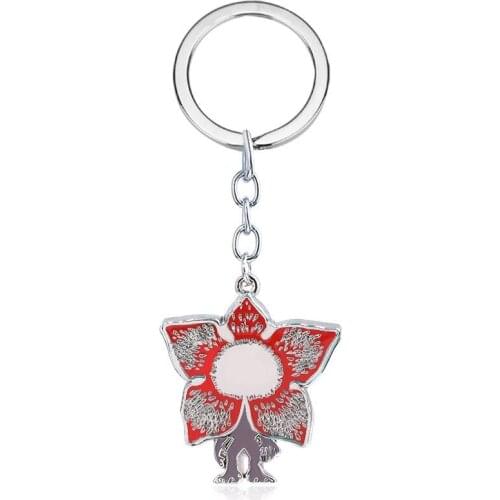 TV Series Stranger Things Demogorgon Alloy Key Chains Keychain Key Chain Keyfob Keyring Accessories