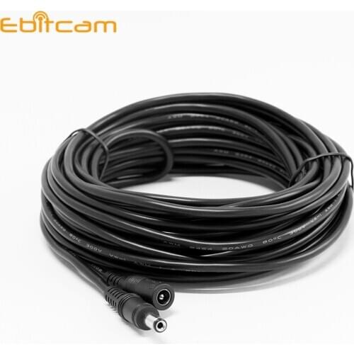 10m Extension Dc 12V Power Cable Waterproof Jack Socket 5.5mmx2.1mm Male Plug For Outdoor CCTV Wifi Ip Camera Extend Cord 30 FT