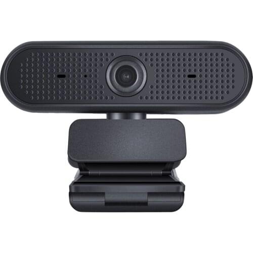 C25E Webcam, 1080P Plug and Play Without Driver, Built-in Microphone, Five Glass Lens Camera for Video Conferencing