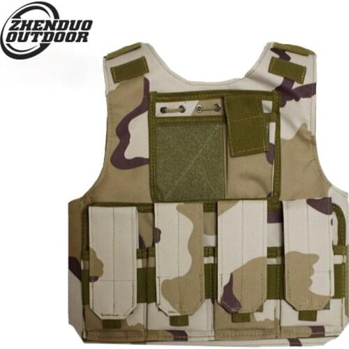 Military Jacket Kids CS Camouflage Hunting Clothes Combat Equipment Tactical Army Vest Men Cosplay Costume Sniper Uniform