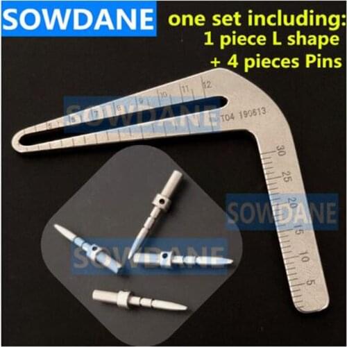 1 set Dental Implant Surgery Instrument Oral Positioning Guide Dental implant Locating Guide Gauge angle ruler Dentist tools