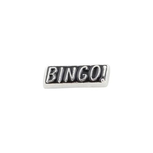 20PCS/lot Bingo Alloy Floating Locket Charms Fit For Magnetic Memory Floating Locket Jewelrys Making