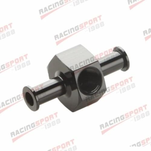 5/16"(8mm) 3/8''(10mm) 1/2''(13mm) 0.28"(7mm) 0.24"(6mm) Barb Fuel Pressure Gauge Inline Barb With 1/8" Port Adapter