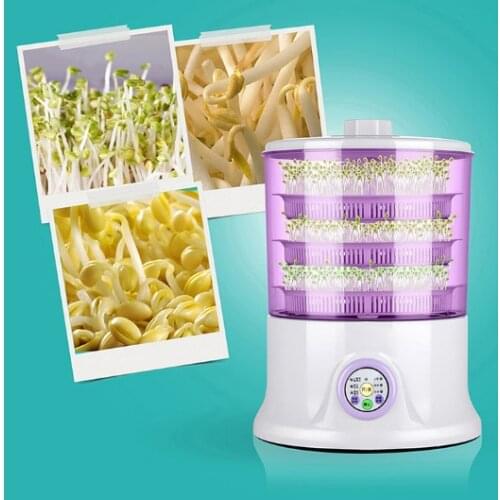 Automatic Bean Sprout Machine For Household Use Microcomputer Control 3Storeys PP Material