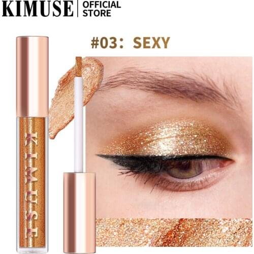 5 Colors Diamond Eye Shadow Metal Sequin Shimmer Glow Glitter Single Liquid Eyeshadow Makeup Pigment Women Eyes Makeup Cosmetics