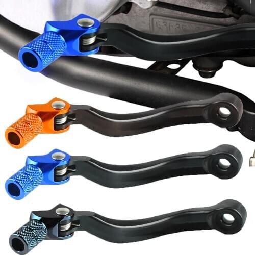 For SX XC XCW XCF XCFW EXC SXS 125 150 250 350 450 530 TE FE TC FC Motorcycle CNC Aluminum Rear Foot Brake Pedal Lever