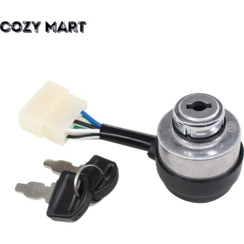 Generator 6 wire Ignition Key Switch for 188F 190F 407CC 414CC 420CC 13-14-15-16HP