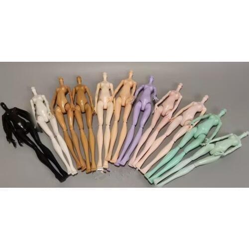 12 Joints Monster Dolls Naked Body Without Head For Monster Dolls Fairytales Doll Bodies Doll Accessories Kids Christmas Gifts