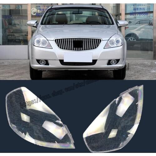 For Buick Excelle 2008-2012 2PCS Left & Right Headlamp Lens Headlight Cover Lenses Car modification accessories
