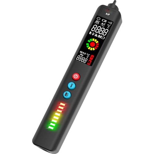 Upgraded Multimeter, 3-Result Display Voltage Tester,Infrared Thermometer & Voltage Detector, for Automotive Cook Grill Meat