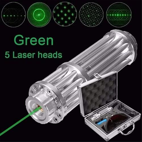 Powerful Red Green Laser Pointer 5mw laserpointer Focus Adjustable Burning Lazer Torch Pen Accessories for hunting weapons