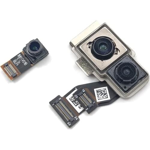 New Front Back Camera Compatible For Zenfone 5 2018 Gamme ZE620KL Back Camera With Flex + Front Camera With Flex Cable