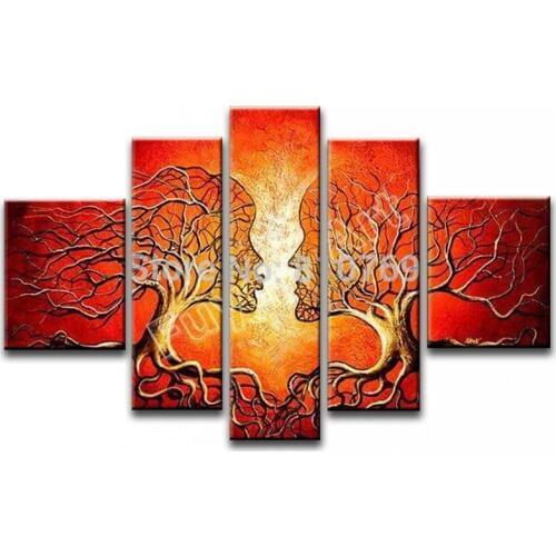 NEW 100% Hand-painted canvas Oil Painting for the high quality pictures of the sitting room adornment 161601