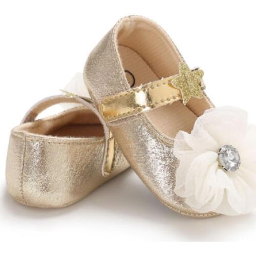 Adorable Newborn Baby Girls Princess Bowknot Shoes Wedding Party First Walker Lace Shoes 2018 Hot NEW