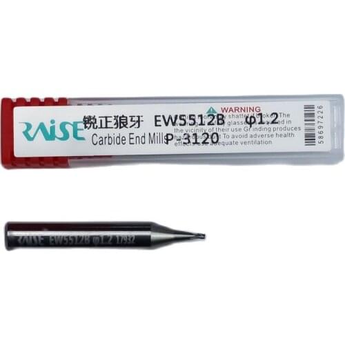 Raise 1.2mm φ1.2xD6x40x3F Solid Carbide Helical end mill cutter For handle vertical Copy Cutting Duplicating Machine Drill Bits