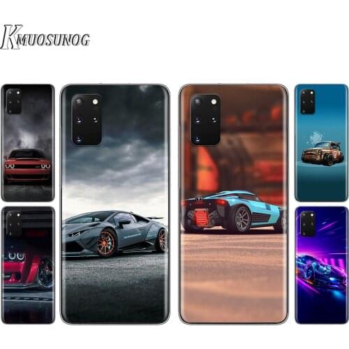 Luxury cool sports car For Samsung S20 FE A91 A81 A72 A71 A52 A51 A42 A41 A32 A31 A21 A12 Lite Transparent Phone Case