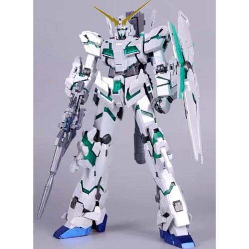 Assembling Taipan 6637s MG electroplating unicorn 1/100 double explosive deformation model toy