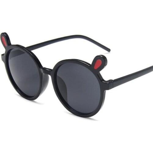 Bear Design Kids Sunglasses Boys Girls Shades Eyeglasses Baby Sun Glasses Child Mirror UV400 Oculos De Sol