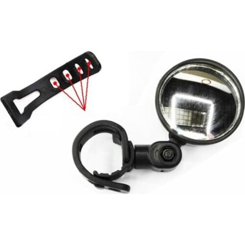 Bicycle Wide-angle Convex Rearview Mirror Scratch Resistant Glass Lens Repair E56D
