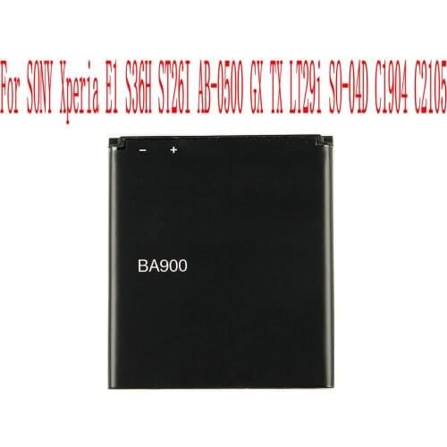 High Quality 1700mAh BA900 Battery For SONY Xperia E1 S36H ST26I AB-0500 GX TX LT29i SO-04D C1904 C2105 Cell Phone