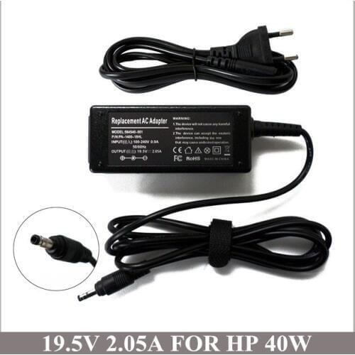 19.5V 2.05A 40W Laptop AC/DC Adapter Charger For Netbook HP Mini 110 110-3030nr 110-3135dx 626028-001 A040R01AL-HW01