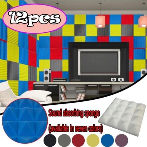 Soundproofing Home Scene Layout, Sound-absorbing Foam Wall, Indoor Sound-absorbing Cotton Room Absorption Tiles Foams Panels