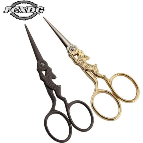 12 Kinds of Animal Shape Craft Scissors Sewing Supplies and Accessories Zig Zag Fabric Scissors Stainless Steel Antique Scissors