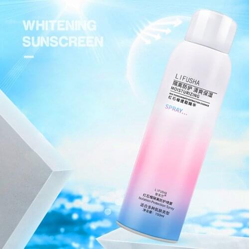 150ml Red Pomegranate Sunscreen Brightening Spray Sunblock Breathable Effectively Against Radiation Water Resistant Moisturizing