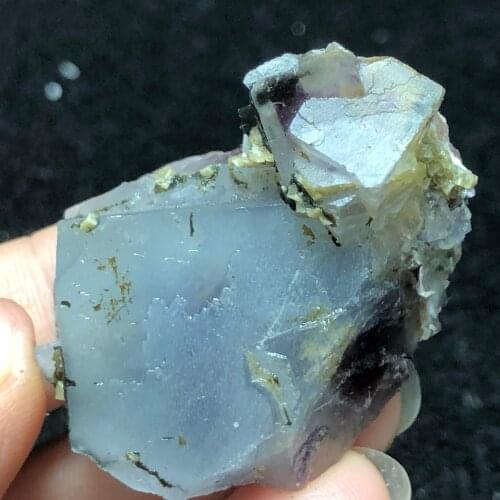 30.1gNatural illusion of fluorite mineral stone home decoration ring vein healing geological teaching CRYSTAL QUARTZ GEM