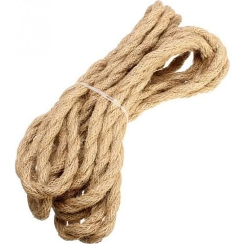 5 Meters Wire Retro Hemp Rope 2*0.75mm Electrical Wire Braided Wire DIY Chandelier Braided Linen Line