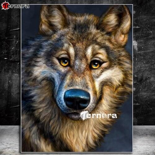5d mosaic Diamond Painting Animal wolf close-up diamond Embroidery full square&round Diamond cross stitch home decor Ternura