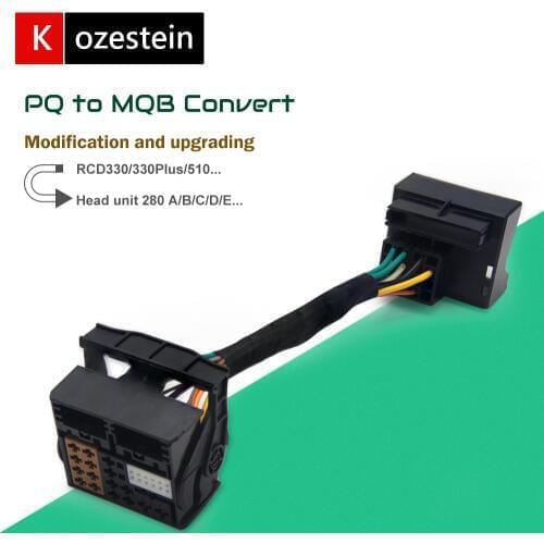 MIB PQ to MQB Adapter Converter For VW Jetta polo Golf Passat Tiguan Eos Bettle