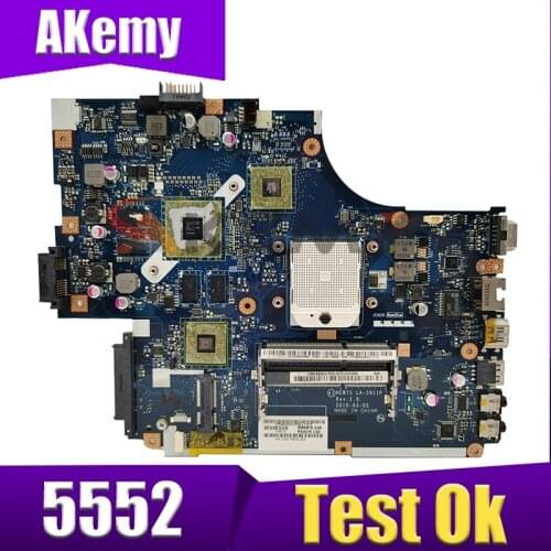 AkemyLaptop motherboard For ACER Aspire 5552 Mainboard MBR430200 NEW75 LA-5911P 216-0772000