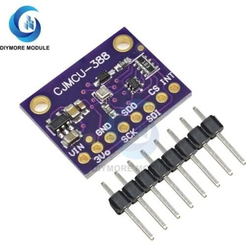 BMP388 Atmospheric Pressure Sensor Module IIC I2C SPI 24Bit Low Noise 1.71V-3.6V Digital Pressure Sensor for Arduino Electronic
