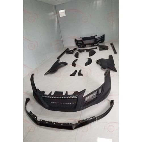 Apply to Audi R 8 wide body envelop, front bar and rear bar side skirt leaf plate tail wing, body kit, auto parts